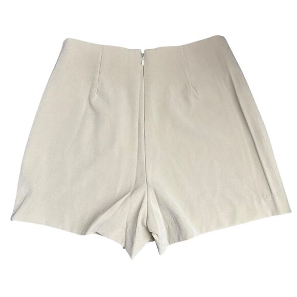 WeWoreWhat REVOLVE XS 25W Oat Suiting Twill Faux Wrap Mini Skort Casual Summer - Picture 2 of 6